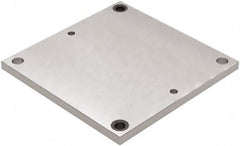 Jergens - 14" Long x 14" Wide Steel Fixture Plate - 1" Plate Thickness - Caliber Tooling