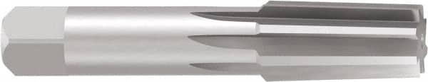 Emuge - 1/4" Pipe, 0.4055" Small End Diam, 0.4331" Straight Shank, 27mm Flute, Taper Pipe Reamer - Caliber Tooling