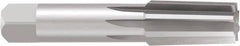 Emuge - 1/4" Pipe, 0.4055" Small End Diam, 0.4331" Straight Shank, 27mm Flute, Taper Pipe Reamer - Caliber Tooling