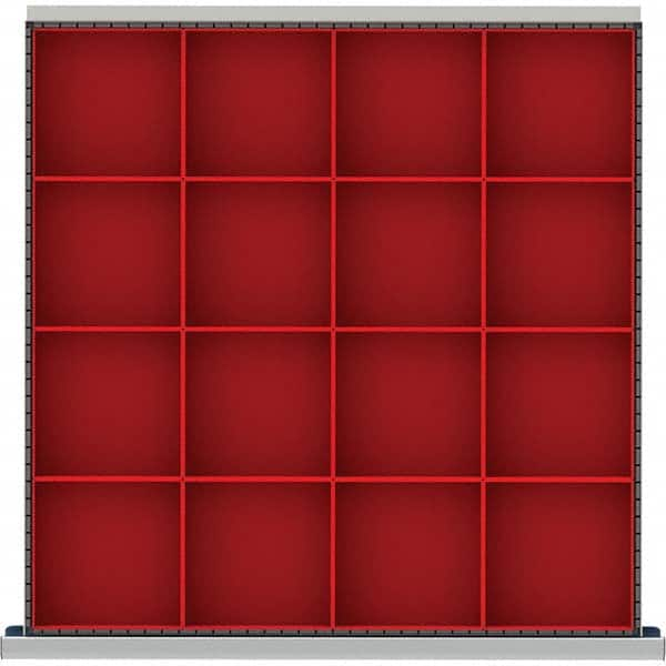 LISTA - 16-Compartment Drawer Divider Layout for 3.15" High Drawers - Caliber Tooling