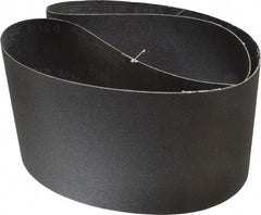 Made in USA - 6" Wide x 48" OAL, 180 Grit, Silicon Carbide Abrasive Belt - Silicon Carbide, Very Fine, Coated, X/Y Weighted Cloth Backing, Wet/Dry, Series S181 - Caliber Tooling