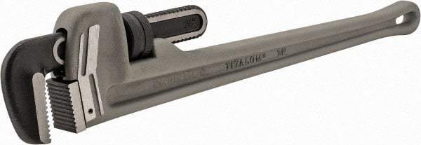 Proto - 24" Aluminum Straight Pipe Wrench - 6" Pipe Capacity - Caliber Tooling