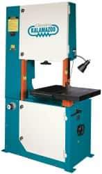 Clausing - 40 Inch Throat Capacity, Variable Speed Pulley Vertical Bandsaw - 50 to 5200 SFPM, 5 HP, Three Phase - Caliber Tooling