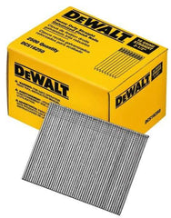 DeWALT - 16 Gauge 2-1/2" Long Finishing Nails for Power Nailers - Grade 2 Steel, Galvanized Finish, Straight Stick Collation - Caliber Tooling