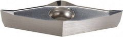 Tungaloy - VCGT331 Grade KS05F Carbide Turning Insert - 35° Diamond, 3/8" Inscr Circle, 3/16" Thick, 1/64" Corner Radius - Caliber Tooling