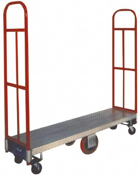 Win-Holt - 1,850 Lb Capacity Steel Warehouse Truck - Steel Diamond Embossed Deck, 16" OAW - Caliber Tooling