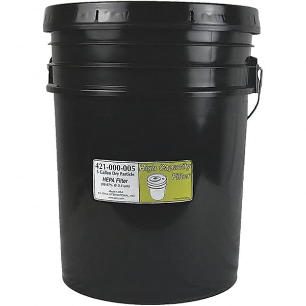 Atrix - High Capacity HEPA Filter Bucket - 5 Gal filter, HEPA (99.97% efficient @ .3 micron) - Caliber Tooling