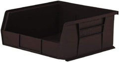 Akro-Mils - 50 Lb. Load Capacity, 10-7/8" Deep, Black Polymer Hopper Stacking Bin - 5" High x 11" Wide x 10-7/8" Long - Caliber Tooling