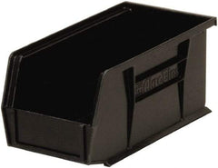 Akro-Mils - 30 Lb. Load Capacity, 10-7/8" Deep, Black Polymer Hopper Stacking Bin - 5" High x 5-1/2" Wide x 10-7/8" Long - Caliber Tooling