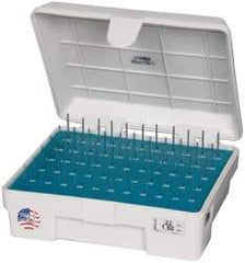 Meyer Gage - 65 Piece, 0.22-1.5 mm Diameter Plug and Pin Gage Set - Minus 0.0001 Inch Tolerance, Class Z - Caliber Tooling