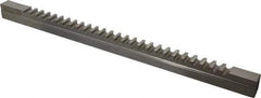 Value Collection - 22mm Keyway Width, Style F-1, Keyway Broach - High Speed Steel, Bright Finish, 1" Broach Body Width, 1" to 6" LOC, 20-1/4" OAL - Caliber Tooling