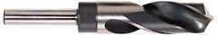 Interstate - 35mm Drill, 118° Point, High Speed Steel Silver Deming & Reduced Shank Drill Bit - Oxide Finish, 6" OAL, Straight Shank, 3" Flute Length, Right Hand Cut, Standard Point, Spiral Flute, Regular Spiral - Caliber Tooling