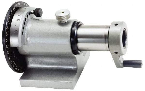 Interstate - 5C Compatible, Horizontal Spin Collet Indexer - 1" Max Collet Capacity - Caliber Tooling