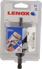 Lenox - 1-7/8" Diam, 1-9/16" Cutting Depth, Hole Saw - Bi-Metal Saw, Toothed Edge - Caliber Tooling