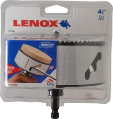 Lenox - 4-3/4" Diam, 1-9/16" Cutting Depth, Hole Saw - Bi-Metal Saw, Toothed Edge - Caliber Tooling