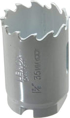 Lenox - 1-3/8" Diam, 1-1/2" Cutting Depth, Hole Saw - Carbide-Tipped Saw, Toothed Edge - Caliber Tooling