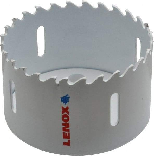 Lenox - 3" Diam, 1-1/2" Cutting Depth, Hole Saw - Carbide-Tipped Saw, Toothed Edge - Caliber Tooling