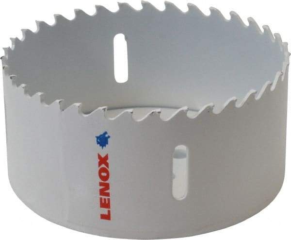 Lenox - 3-3/4" Diam, 1-1/2" Cutting Depth, Hole Saw - Carbide-Tipped Saw, Toothed Edge - Caliber Tooling