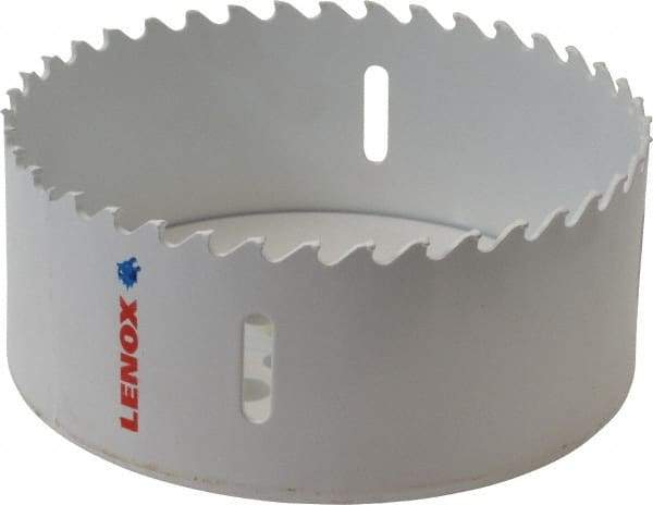 Lenox - 4-1/4" Diam, 1-1/2" Cutting Depth, Hole Saw - Carbide-Tipped Saw, Toothed Edge - Caliber Tooling