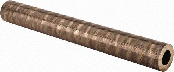 Made in USA - 1-1/2 Inch Outside Diameter x 13 Inch Long, Aluminum Bronze Round Tube - 1 Inch Inside Diameter, Alloy Aluminum Bronze (CDA 954), 5 Lb. Shipping Weight - Caliber Tooling