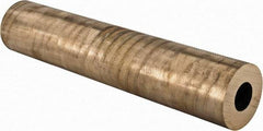 Made in USA - 2-1/2 Inch Outside Diameter x 13 Inch Long, Aluminum Bronze Round Tube - 1-1/4 Inch Inside Diameter, Alloy Aluminum Bronze (CDA 954), 14 Lb. Shipping Weight - Caliber Tooling