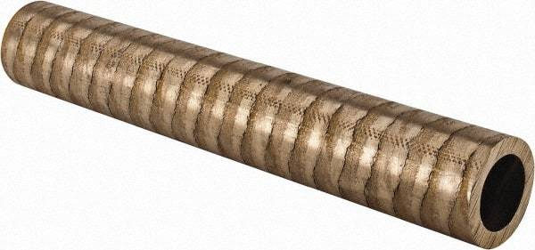 Made in USA - 2 Inch Outside Diameter x 13 Inch Long, Aluminum Bronze Round Tube - 1-1/2 Inch Inside Diameter, Alloy Aluminum Bronze (CDA 954), 6 Lb. Shipping Weight - Caliber Tooling