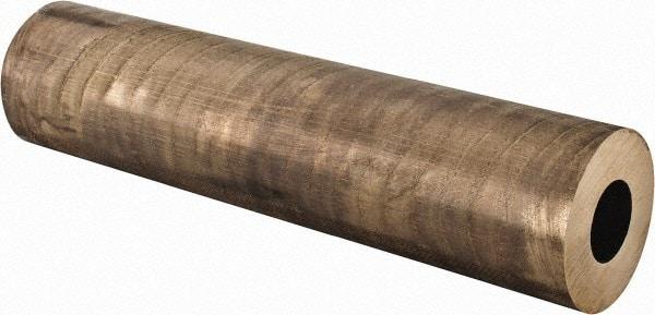 Made in USA - 3 Inch Outside Diameter x 13 Inch Long, Aluminum Bronze Round Tube - 1-1/2 Inch Inside Diameter, Alloy Aluminum Bronze (CDA 954), 20 Lb. Shipping Weight - Caliber Tooling