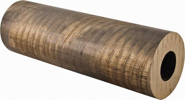 Made in USA - 4 Inch Outside Diameter x 13 Inch Long, Aluminum Bronze Round Tube - 2 Inch Inside Diameter, Alloy Aluminum Bronze (CDA 954), 36 Lb. Shipping Weight - Caliber Tooling