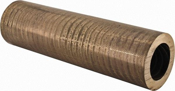 Made in USA - 3-1/2 Inch Outside Diameter x 13 Inch Long, Aluminum Bronze Round Tube - 2-1/2 Inch Inside Diameter, Alloy Aluminum Bronze (CDA 954), 19 Lb. Shipping Weight - Caliber Tooling