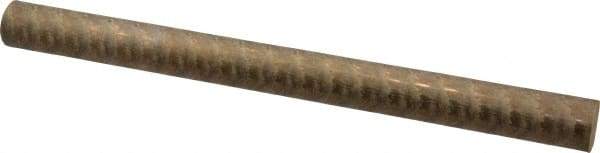 Made in USA - 1 Inch Diameter x 13 Inch Long, Bronze Round Rod - Alloy CDA 954 - Caliber Tooling