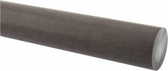 Made in USA - 1' Long, 1-3/4" Diam, Acetal (PTFE-Filled) Plastic Rod - Brown - Caliber Tooling