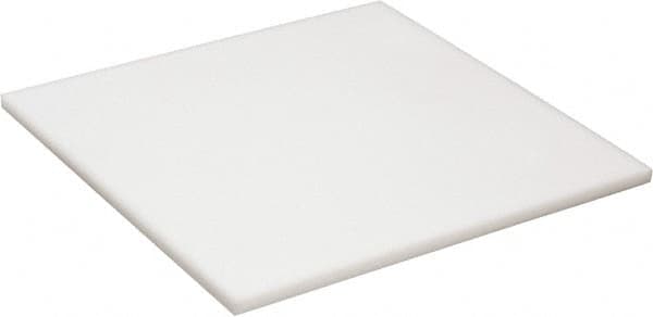 Made in USA - 1/4" Thick x 24" Wide x 2' Long, Acetal Sheet - Natural - Caliber Tooling