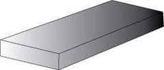 Made in USA - 3/4" Thick x 12" Wide x 3' Long, Polyethylene (UHMW) Sheet - Black, Oil-Filled Grade - Caliber Tooling