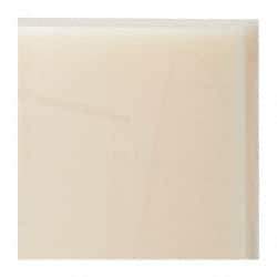 Made in USA - 1-1/2" Thick x 12" Wide x 2' Long, Nylon 6/6 Sheet - Natural - Caliber Tooling