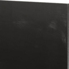 Made in USA - 3/16" Thick x 12" Wide x 2' Long, Nylon 6/6 (MDS-Filled) Sheet - Black - Caliber Tooling