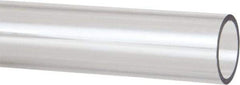 Made in USA - 1-3/4 Inch Outside Diameter x 8 Ft. Long, Plastic Round Tube - Polycarbonate - Caliber Tooling