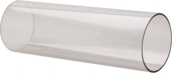 Made in USA - 5 Inch Outside Diameter x 8 Ft. Long, Plastic Round Tube - Polycarbonate - Caliber Tooling