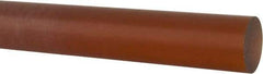 Made in USA - 1' Long, 1-1/2" Diam, Polyetherimide (PEI) Plastic Rod - Natural (Color) - Caliber Tooling