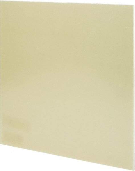 Made in USA - 1/8" Thick x 24" Wide x 3' Long, Epoxyglass Laminate (G10/F4) Sheet - Mustard Yellow, ±0.012 Tolerance - Caliber Tooling