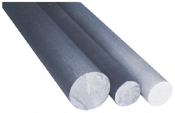 Made in USA - 4' Long, 9/16" Diam, Glass-Cloth Melamine Laminate (G5/G9) Plastic Rod - Grayish Brown - Caliber Tooling