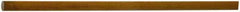 Made in USA - 4' Long, 1" Diam, Polyurethane Plastic Rod - 60A Hardness, Black - Caliber Tooling