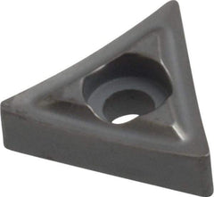 Kennametal - T221 P Grade K68 Carbide Turning Insert - Uncoated, 60° Triangle, 1/4" Inscr Circle, 1/8" Thick, 1/64" Corner Radius - Caliber Tooling