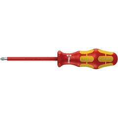 Wera - #2 Point, 4" Blade Length Insulated Screwdriver - 312mm OAL - Caliber Tooling