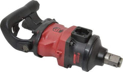 PRO-SOURCE - 1" Drive, 6,000 RPM, 1,800 Ft/Lb Torque Impact Wrench - D-Handle, 10 CFM, 90 psi, 1/2" NPT Inlet - Caliber Tooling