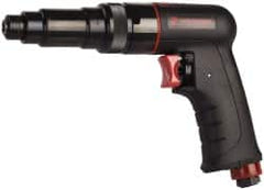 PRO-SOURCE - 1/4" Bit Holder, 1,800 RPM, Pistol Grip Handle Air Screwdriver - 30 to 70 In/Lb Torque, 4 CFM - Caliber Tooling