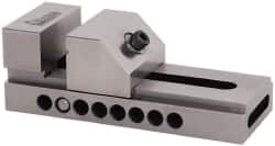 Gibraltar - 3" Jaw Width, 3-3/4" Jaw Opening Capacity, 1-3/8" Jaw Height, Toolmaker's Vise - Flat Jaw, 0.003" Parallelism, 0.005" Squareness, 7" OAL x 2-1/2" OAH - Caliber Tooling