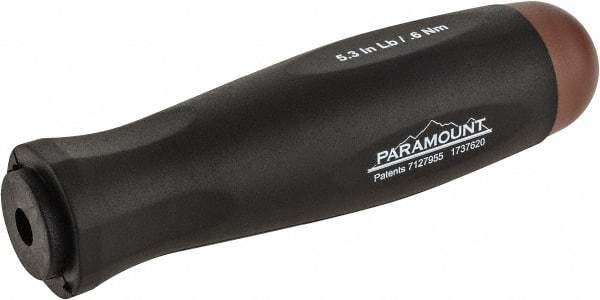 Paramount - 1 Piece, 0.6 Max N/m, Preset Torque Limiting Screwdriver - 0.1969" Drive - Caliber Tooling