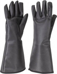 PRO-SAFE - Size S Aramid Lined Silicone Heat Resistant Glove - 13-1/2" OAL, Gauntlet Cuff - Caliber Tooling