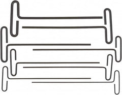 Bondhus - 8 Piece Loop T-Handle Hex Key Set - Hex Range 2 to 10mm, 9" OAL, Protanium High Torque Steel - Caliber Tooling