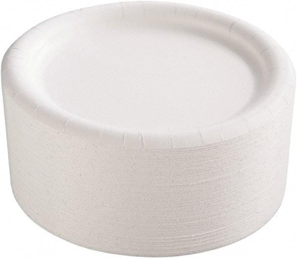 AJM Packaging Corporation - Premium Coated Paper Plates, 9" - White - Caliber Tooling